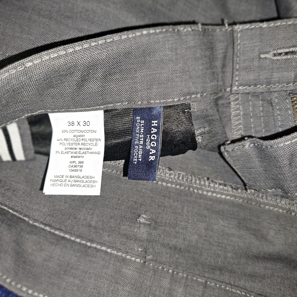 Haggar Men's Charcoal Straight Jeans